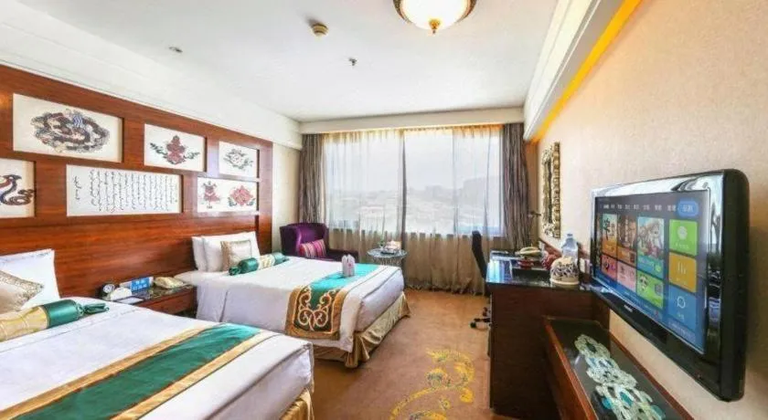 Bed in Hohhot Inner Mongolia Hotel