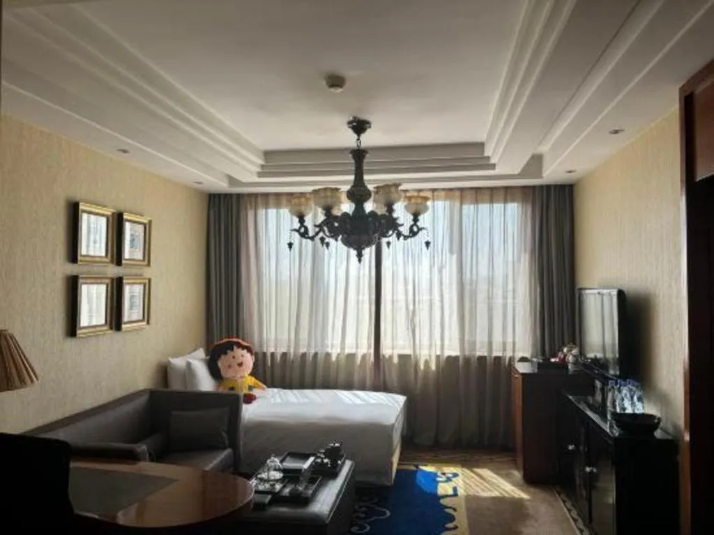 Bed in Hohhot Inner Mongolia Hotel