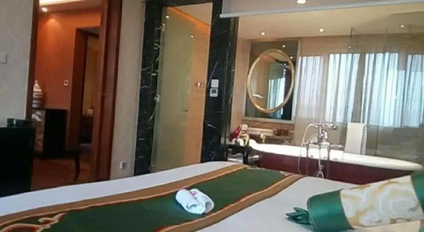 Bed in Hohhot Inner Mongolia Hotel