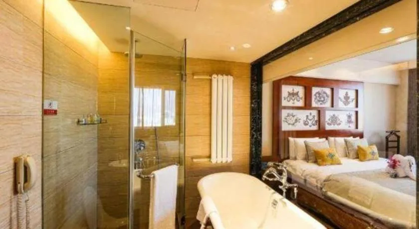 Bed in Hohhot Inner Mongolia Hotel