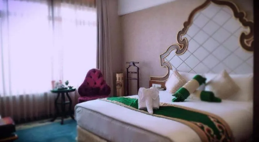 Bed in Hohhot Inner Mongolia Hotel