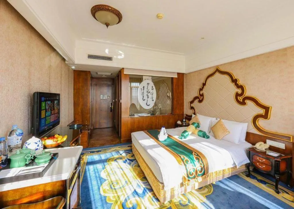 Bed in Hohhot Inner Mongolia Hotel