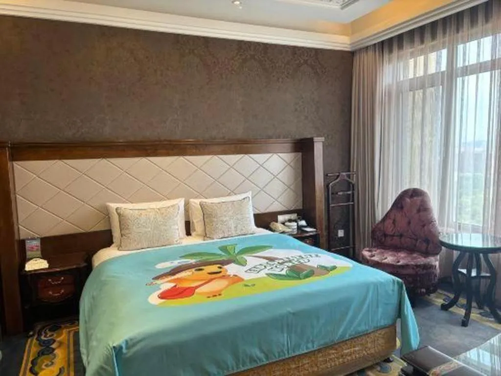 Bed in Hohhot Inner Mongolia Hotel