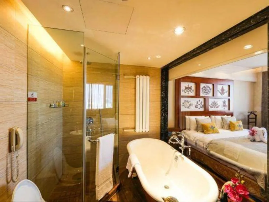 Bed in Hohhot Inner Mongolia Hotel