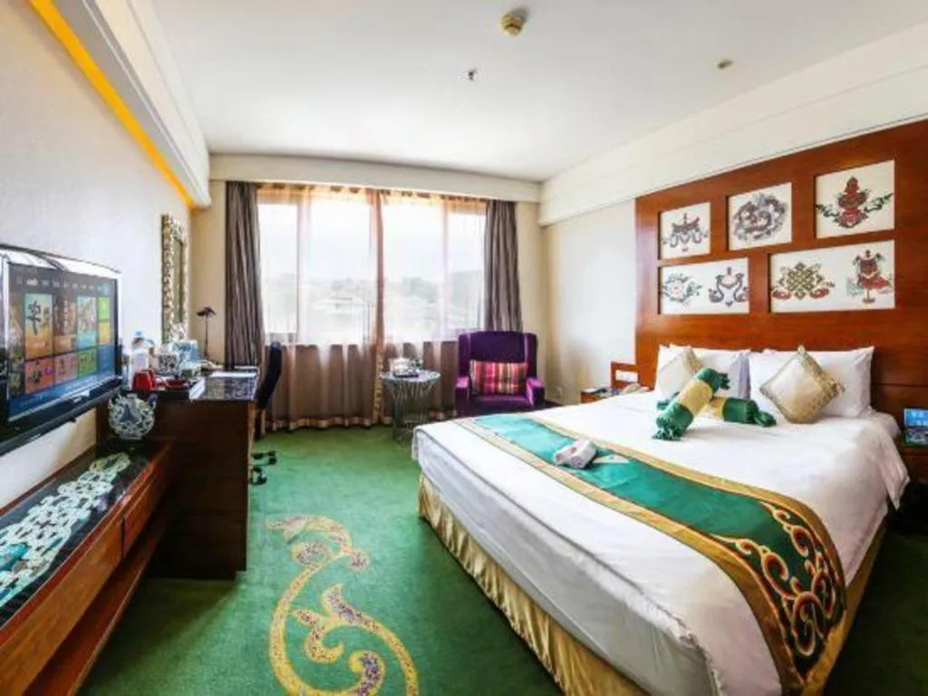 Bed in Hohhot Inner Mongolia Hotel