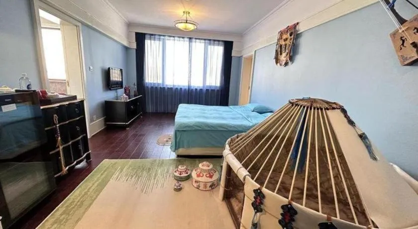 Bed in Hohhot Inner Mongolia Hotel