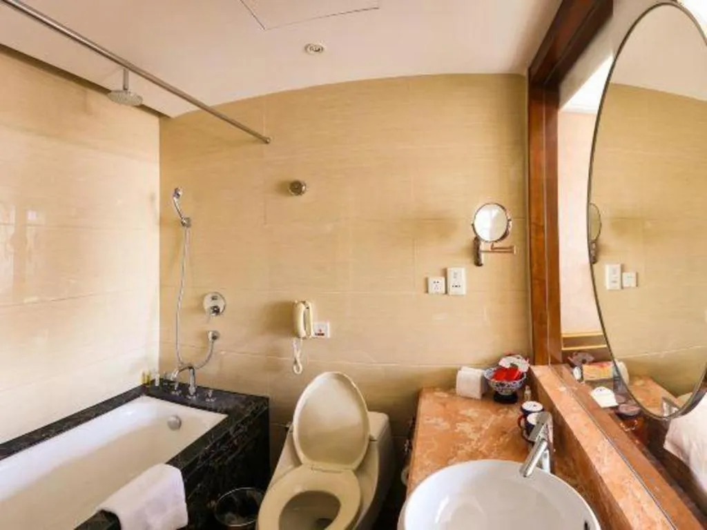 Bed in Hohhot Inner Mongolia Hotel