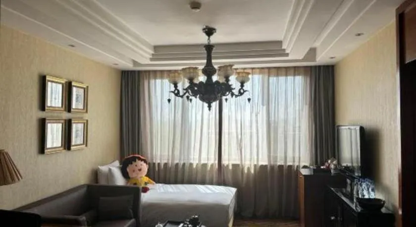 Bed in Hohhot Inner Mongolia Hotel