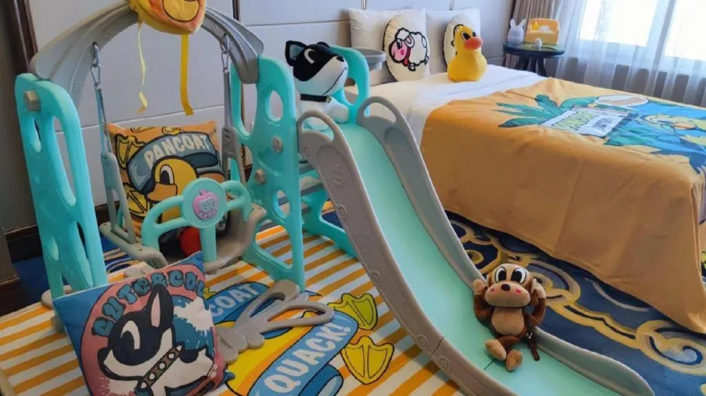 Bed in Hohhot Inner Mongolia Hotel