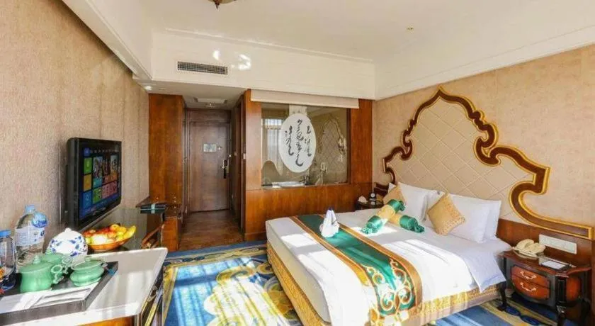 Bed in Hohhot Inner Mongolia Hotel