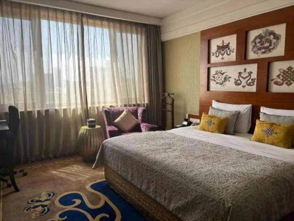 Bed in Hohhot Inner Mongolia Hotel