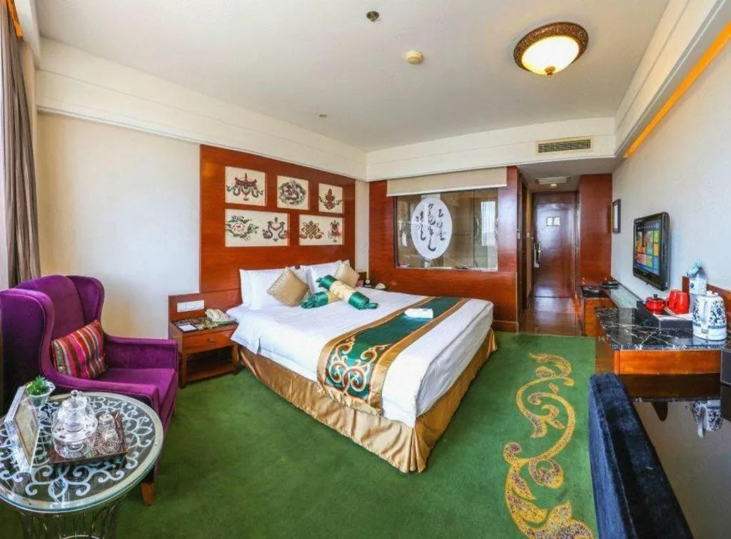 Bed in Hohhot Inner Mongolia Hotel