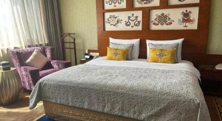 Bed in Hohhot Inner Mongolia Hotel