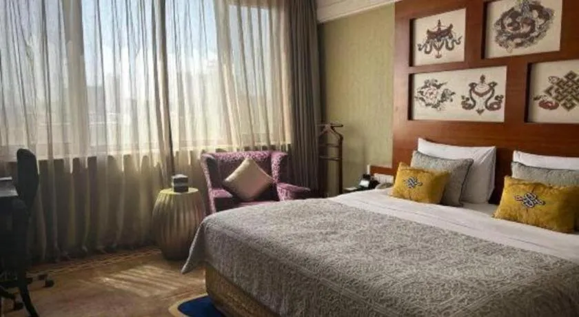 Bed in Hohhot Inner Mongolia Hotel