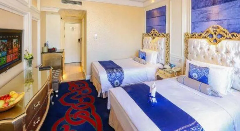 Bed in Hohhot Inner Mongolia Hotel