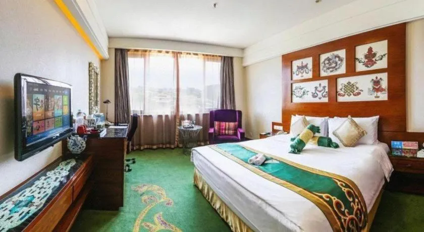 Bed in Hohhot Inner Mongolia Hotel