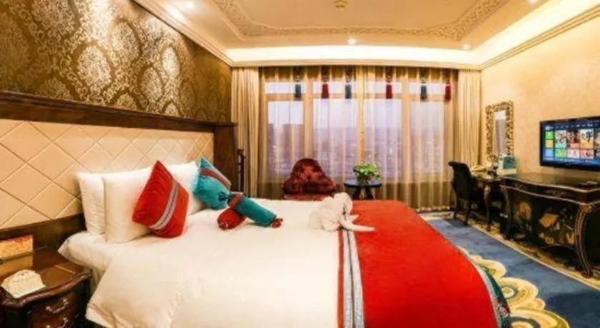 Bed in Hohhot Inner Mongolia Hotel