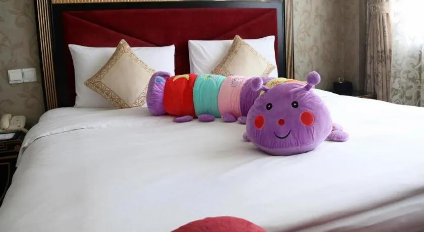 Bed in Hohhot Inner Mongolia Hotel