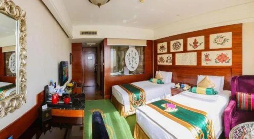 Bed in Hohhot Inner Mongolia Hotel