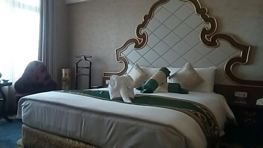 Bed in Hohhot Inner Mongolia Hotel