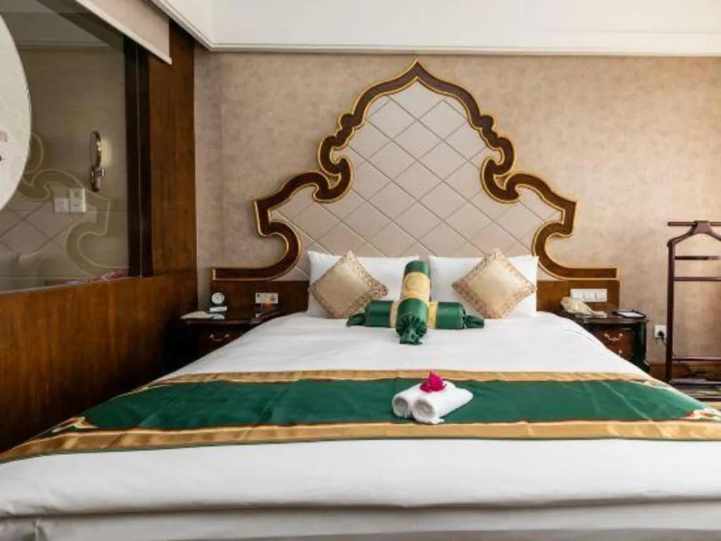 Bed in Hohhot Inner Mongolia Hotel