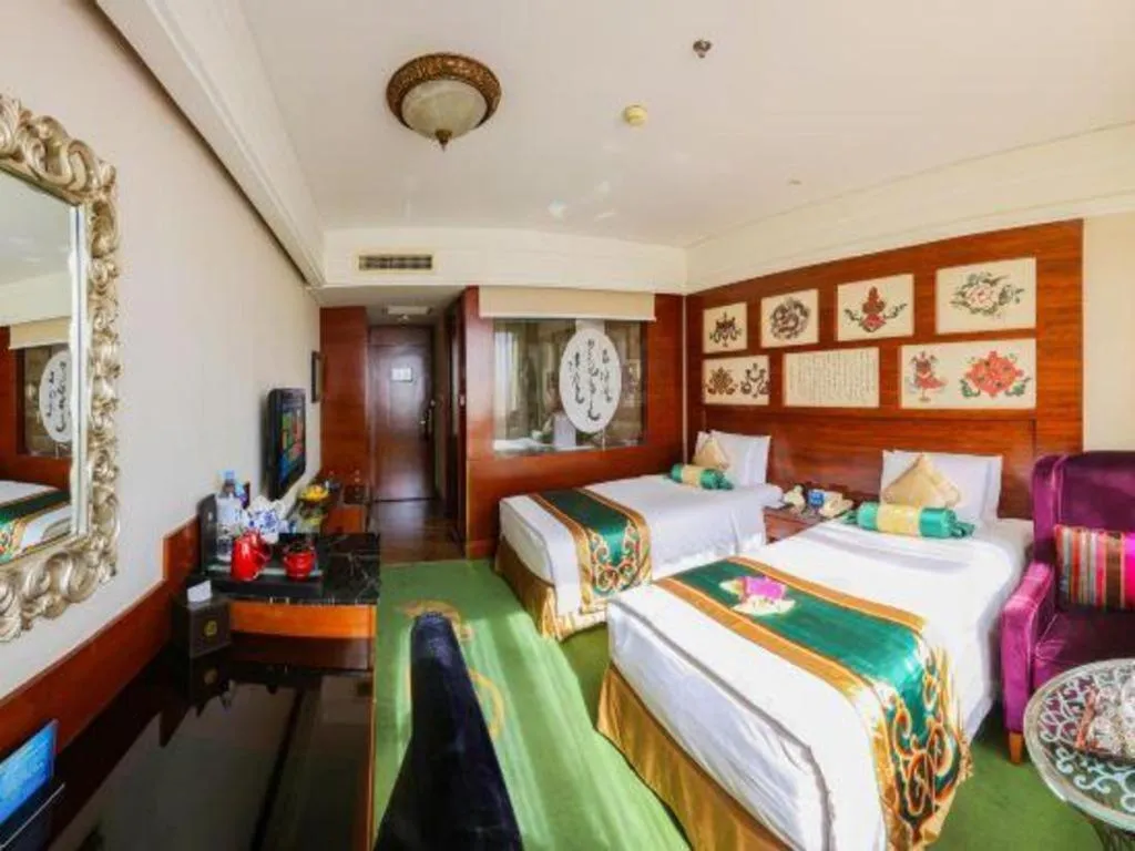 Bed in Hohhot Inner Mongolia Hotel