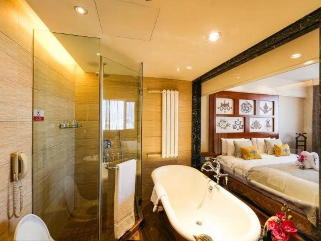 Bed in Hohhot Inner Mongolia Hotel