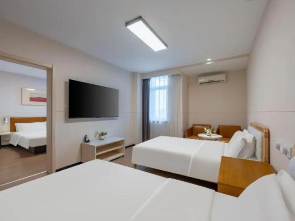Bed in Jinjiang Inn Tianjin South Station