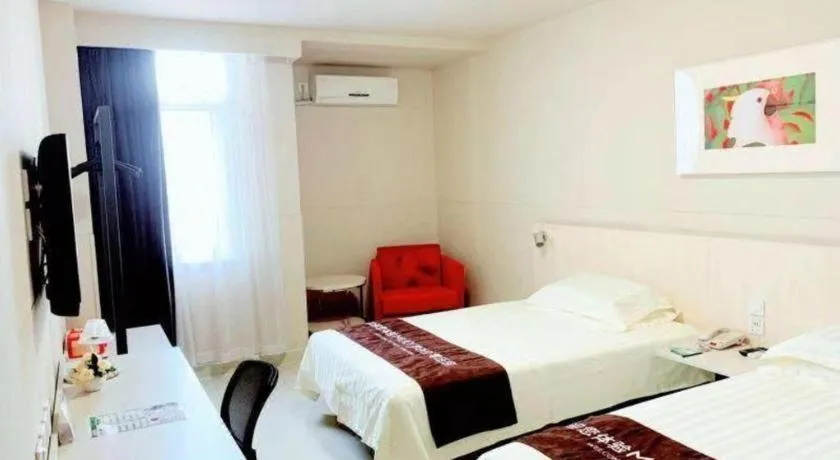 Bed in Jinjiang Inn Tianjin South Station