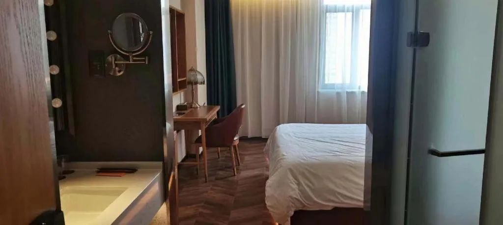 Bed in Jinjiang Inn Tianjin South Station