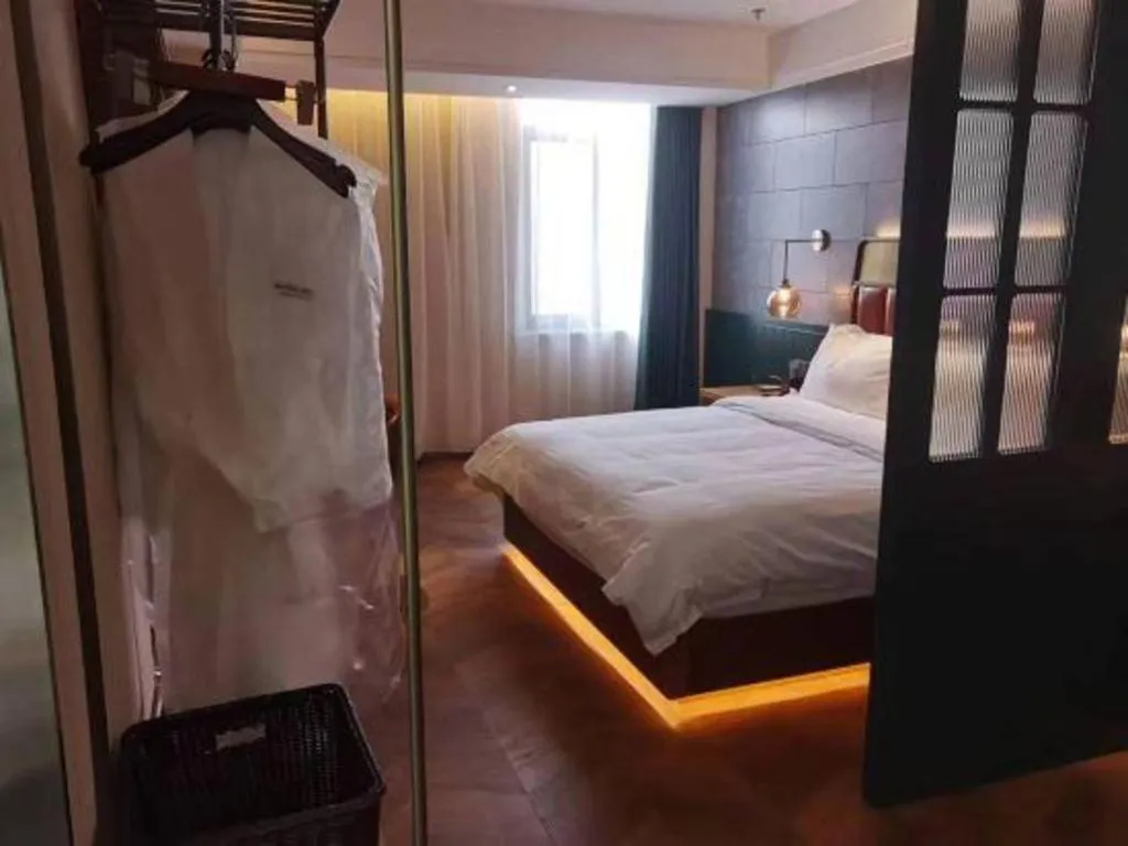 Bed in Jinjiang Inn Tianjin South Station