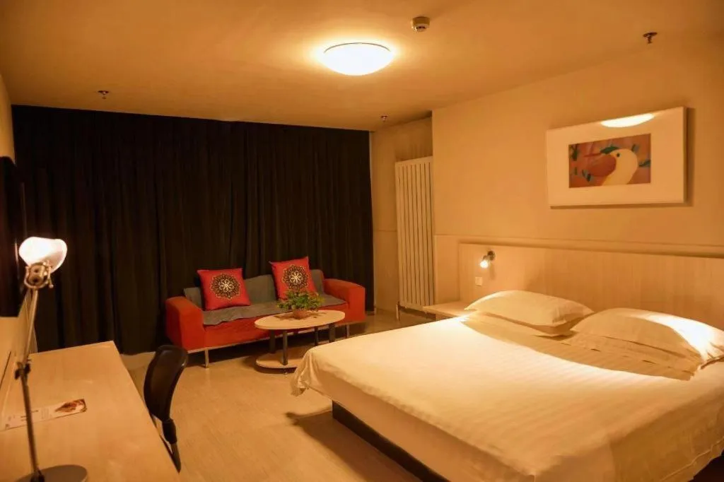 Bed in Jinjiang Inn Baotou Saihan Tara Park Youyi Street