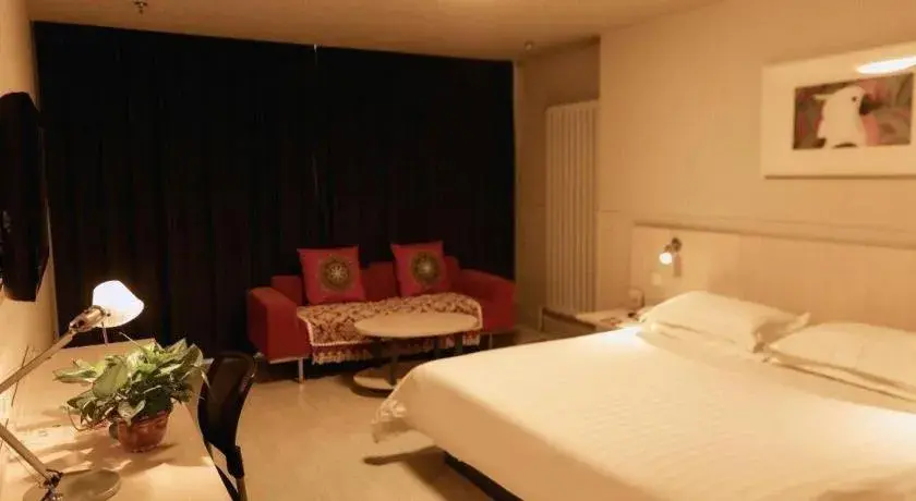 Bed in Jinjiang Inn Baotou Saihan Tara Park Youyi Street Bed in Jinjiang Inn Baotou Saihan Tara Park Youyi Street