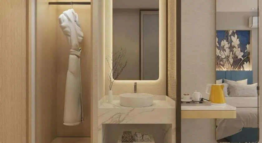 Bed in Jinjiang Inn Jinan Shimao Kuanhouli Quancheng Road