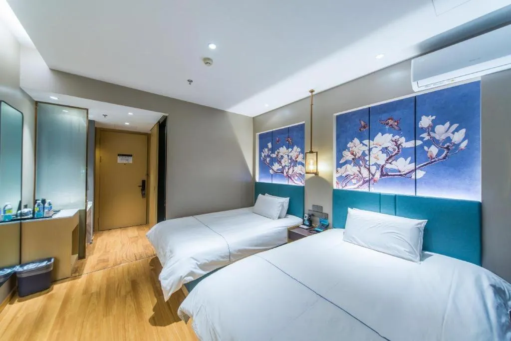 Bed in Jinjiang Inn Jinan Shimao Kuanhouli Quancheng Road