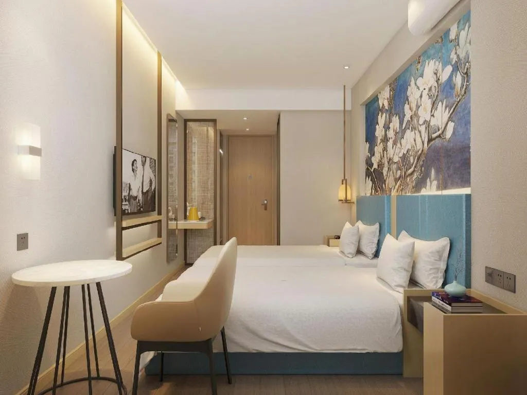 Bed in Jinjiang Inn Jinan Shimao Kuanhouli Quancheng Road