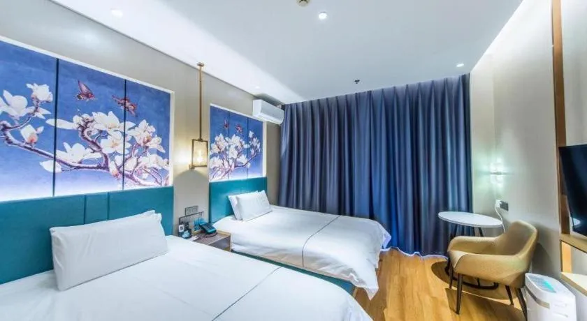 Bed in Jinjiang Inn Jinan Shimao Kuanhouli Quancheng Road