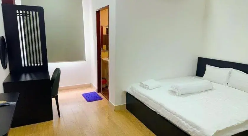 Bed in Tuan Viet Hotel Dinh Tien Hoang Bed in Tuan Viet Hotel Dinh Tien Hoang