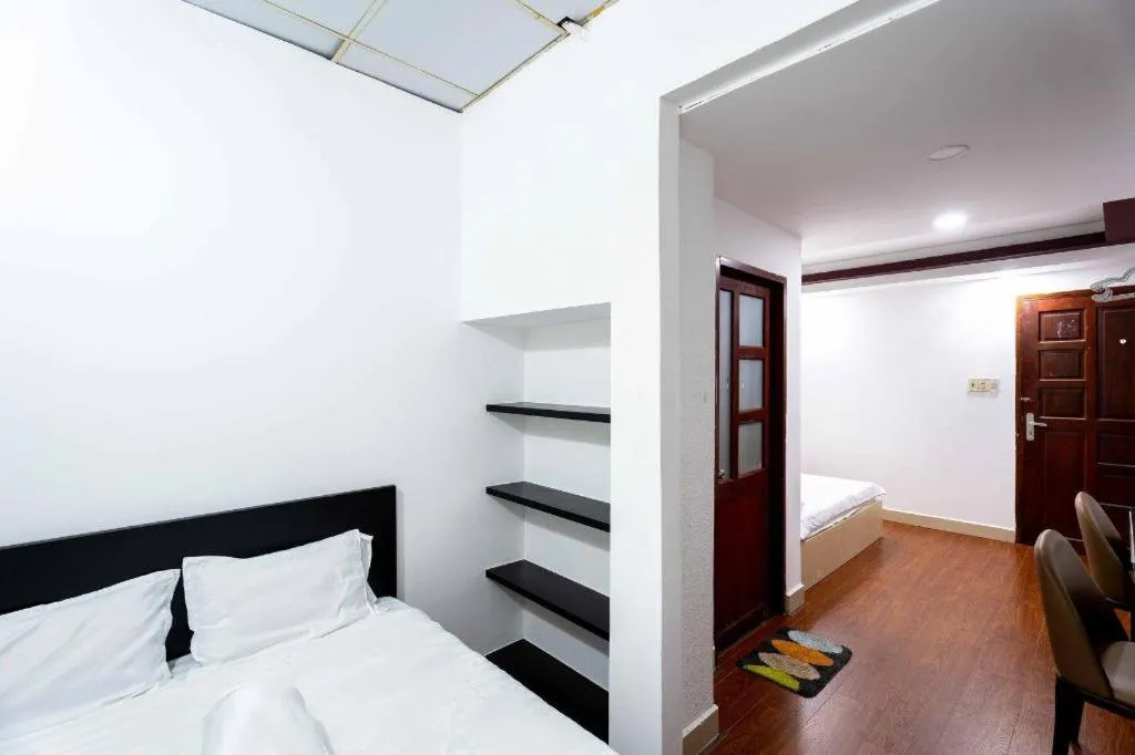 Bed in Tuan Viet Hotel Dinh Tien Hoang