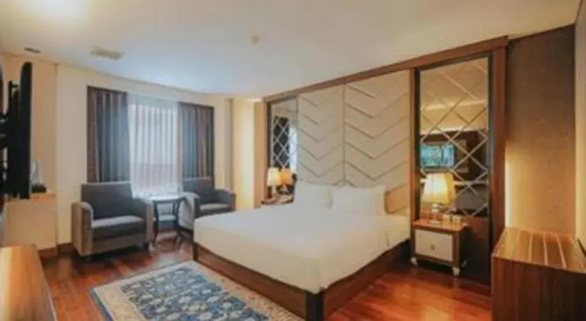 Bed in Grand Qin Hotel Syariah Bed in Grand Qin Hotel Syariah