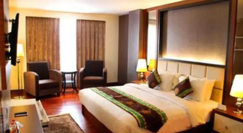 Bed in Grand Qin Hotel Syariah Bed in Grand Qin Hotel Syariah