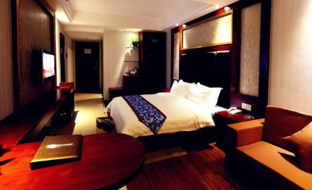 Bed in Guangzhou Junye International Hotel