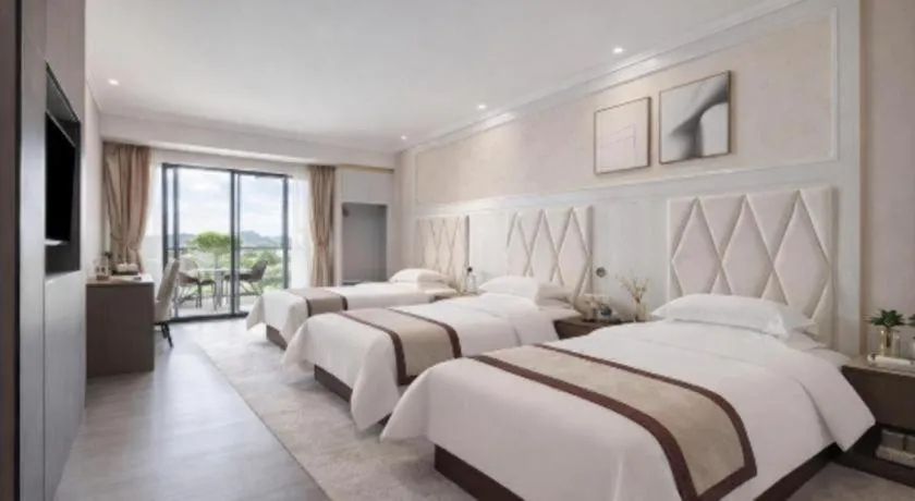 Bed in Guangzhou Junye International Hotel