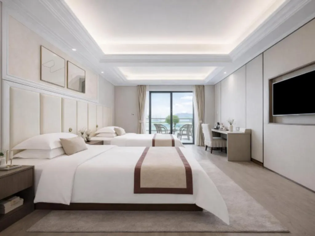 Bed in Guangzhou Junye International Hotel