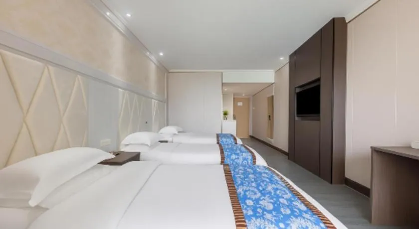 Bed in Guangzhou Junye International Hotel