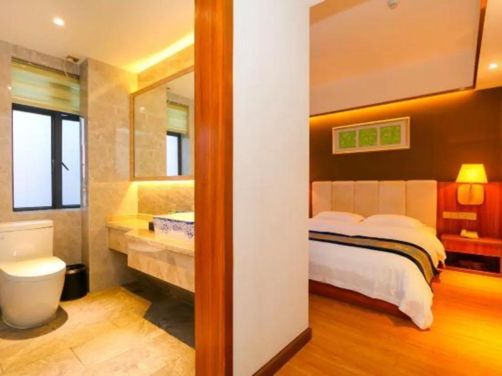 Bed in Guangzhou Junye International Hotel