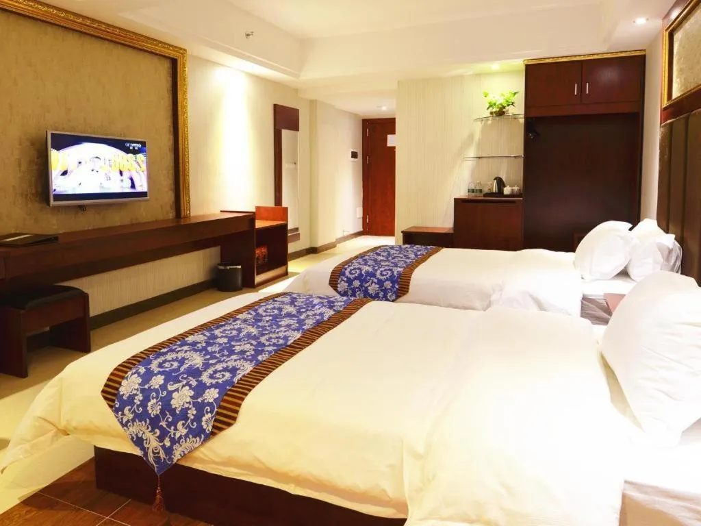 Bed in Guangzhou Junye International Hotel