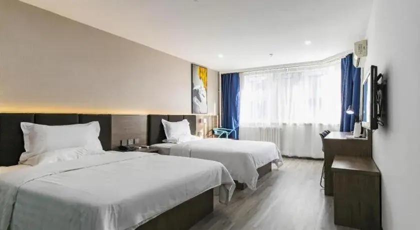 Bed in 7 Days Inn Tianjin Development Zone 3rd Street Wanli Bed in 7 Days Inn Tianjin Development Zone 3rd Street Wanli