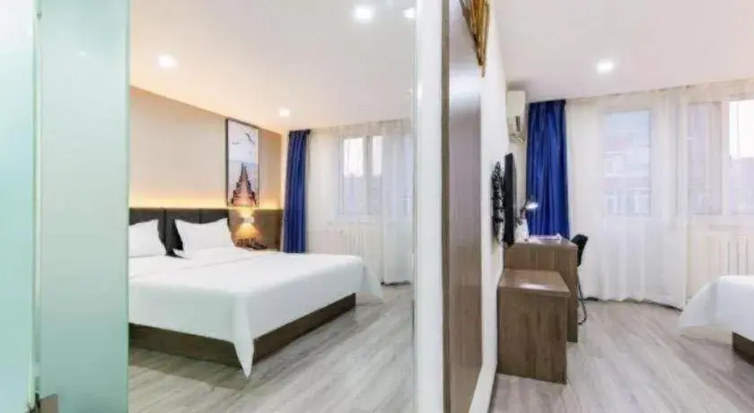 Bed in 7 Days Inn Tianjin Development Zone 3rd Street Wanli Bed in 7 Days Inn Tianjin Development Zone 3rd Street Wanli
