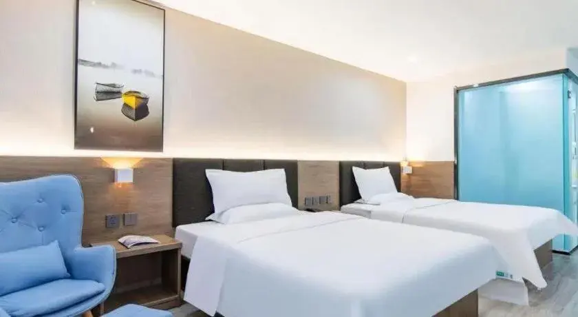 Bed in 7 Days Inn Tianjin Development Zone 3rd Street Wanli Bed in 7 Days Inn Tianjin Development Zone 3rd Street Wanli